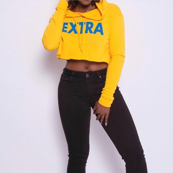 EXTRA Crop Hoodie - Picture 1 of 1